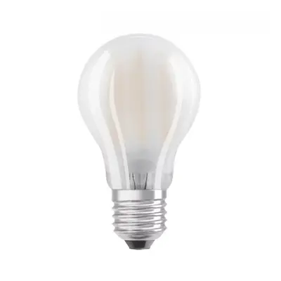 LED lámpa , égő , izzószálas hatás , filament , E27 , 7.5W , meleg fehér , dimmelhető , opál , L