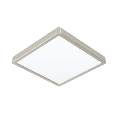 LED panel , 20W , falon kívüli , négyzet , meleg fehér , matt nikkel keret , EGLO , FUEVA 5 , 99