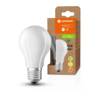 LED lámpa , égő , E27 , 2.5W , 210 lm/w, A besorolás , meleg fehér , 5 év garancia , LEDVANCE (O