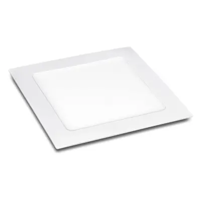 LED panel , 12W , süllyesztett , négyzet , meleg fehér , Epistar chip , LEDISSIMO