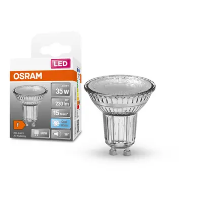 LED lámpa , égő , szpot , GU10 , 2,6W , hideg fehér , 36 ° , LEDVANCE (OSRAM)