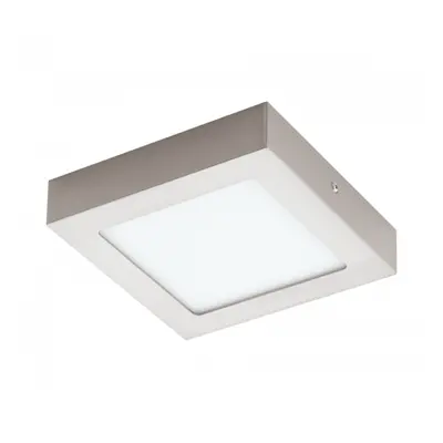 LED panel , 12W , falon kívüli , négyzet , meleg fehér , nikkel keret , EGLO , FUEVA , 94524