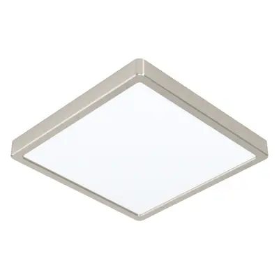 LED panel , falon kívüli , 16.5W , CCT , dimmelhető , 21 x 21 cm , négyzet , matt nikkel , IP44 