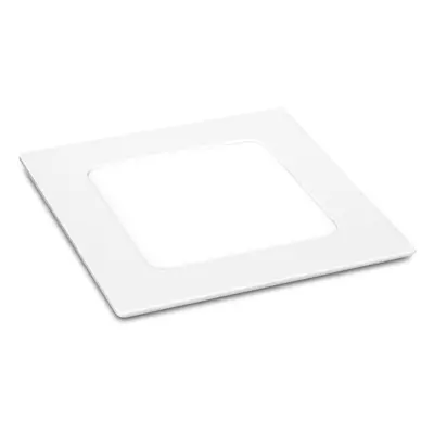 LED panel , 6W , süllyesztett , négyzet , meleg fehér , Epistar chip , LEDISSIMO