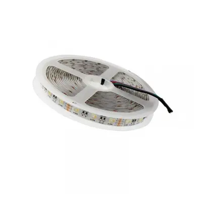 LED szalag , 24 Volt DC , kültéri , 5050 , 60 led/m , 19 W/m , RGBW , 4in1 chip , 12 mm , W=mele