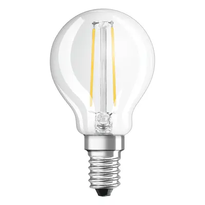 LED lámpa , égő , izzószálas hatás , filament , meleg fehér , E14 , 2,5W , LEDVANCE