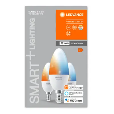 LED lámpa , égő , 3 x E14 , 3 x 4.9W , CCT , dimmelhető , LEDVANCE Smart+ WIFI