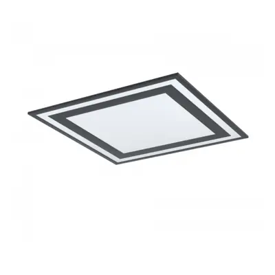 LED panel , 36W , falon kívüli , 60 cm , négyzet , természetes fehér , fekete keret , EGLO , SAV