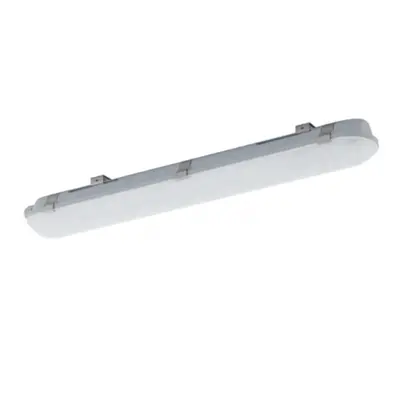 LED lámpatest , 18 Watt , 60 cm , természetes fehér , 150 lm/W , kompakt armatúra , por- és pára