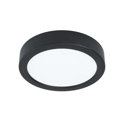 LED panel , 10.5W , falon kívüli , kerek , meleg fehér , fekete keret , EGLO , FUEVA 5 , 99222