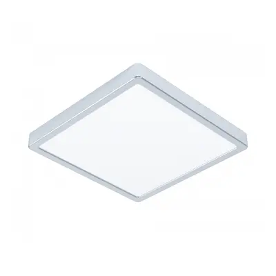 LED panel , 20W , falon kívüli , négyzet , meleg fehér , króm keret , IP44 , EGLO , FUEVA 5 , 99