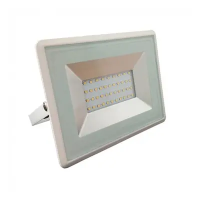 LED reflektor , 30 Watt , Ultra Slim , természetes fehér , E-series , fehér