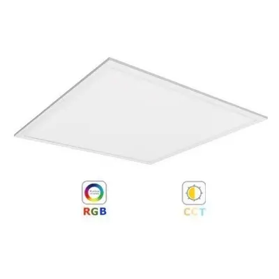 RGB-CCT LED panel , 600 x 600 mm , 40 Watt , dimmelhető , színváltós , állítható fehér színárny