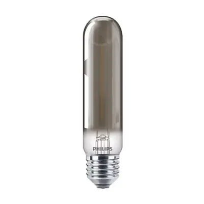 LED lámpa , égő , izzószálas hatás , filament , E27 , T32, 2.3 Watt , meleg fehér , szürke , Phi