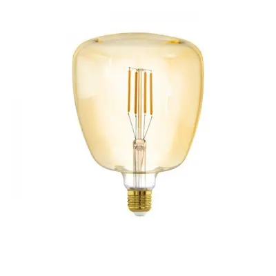 LED lámpa , égő , izzószálas hatás , filament , T140 , E27 , 4W , dimmelhető , meleg fehér , bor