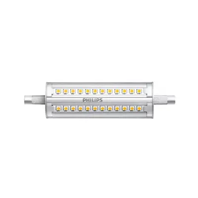 LED lámpa , égő , kukorica , R7S foglalat , 14 Watt , 2000 lm , 118 mm , dimmelhető , természete