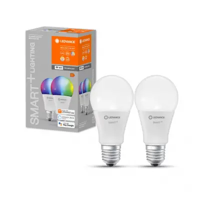 LED lámpa , égő , 2 x E27 , 2 x 9W , RGBW , CCT , dimmelhető , LEDVANCE Smart+ WIFI