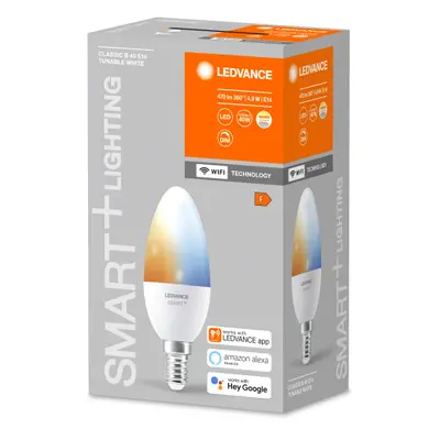 LED lámpa , égő , E14 , 4.9W , CCT , dimmelhető , LEDVANCE Smart+ WIFI