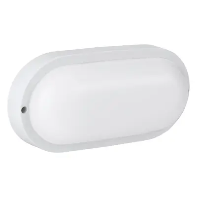 LED lámpatest , fali , kültéri , fehér , műanyag , 11.5W , természetes fehér , IP54 , ECO RANGE 