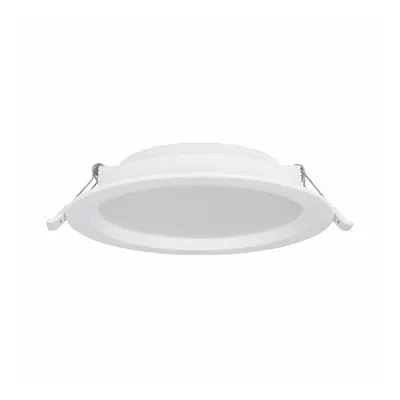 LED panel , süllyesztett , 10.5W , kerek , fehér , 16.6 cm , meleg fehér , műanyag , EGLO , ECO 