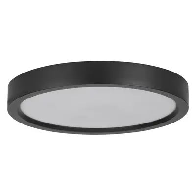 LED panel , falon kívüli , 15W , kerek , fekete , 28.5 cm , természetes fehér , műanyag , EGLO ,