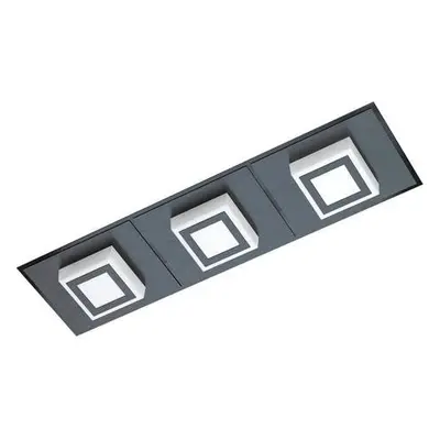 EGLO , 99363 , MASIANO 1 , fali-mennyezeti lámpa , 3000 K , LED , 3X3,3W , IP20 , szatinált