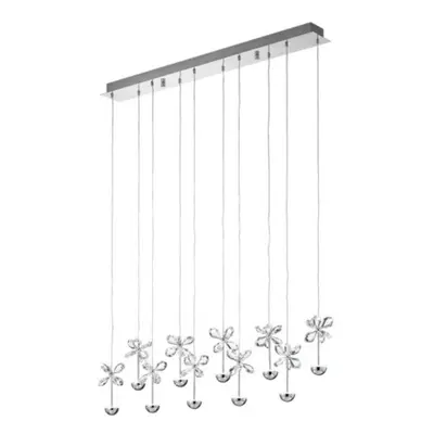 EGLO , 93663 , PIANOPOLI , függeszték , 3000 K , LED , 10X2,5W , IP20 , átlátszó