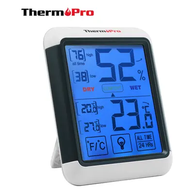 Digitális hőmérő és páratartalommérő ThermoPro TP55