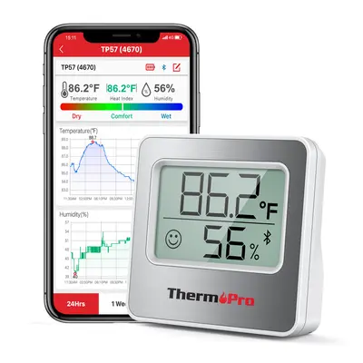 Digitális hőmérő és páratartalommérő ThermoPro TP-357