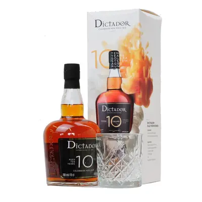 Dictador 10YO + pohárral 40% 0,7L