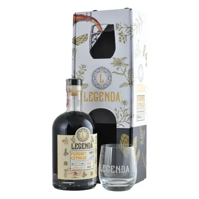 Legenda Fernet Citrus + 1 Pohárral 27% 0,7L