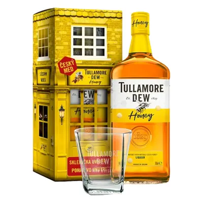 Tullamore D.E.W. Honey + 1 Pohárral 35% 0,7L