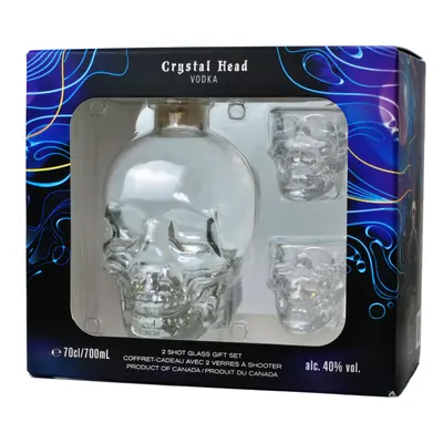 Crystal Head + 2 pohárral 40% 0,7L