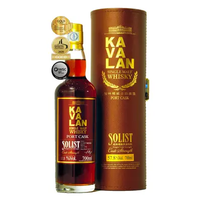 Kavalan Solist Port Cask 57,8% 0,7L