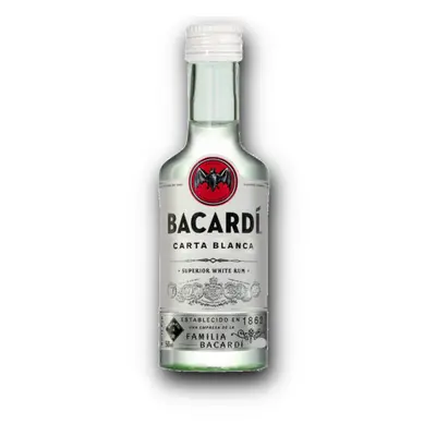 Bacardí Carta Blanca Mini 40% 0,05L