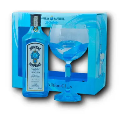 Bombay Sapphire + 1 Pohárral 40% 0,7L