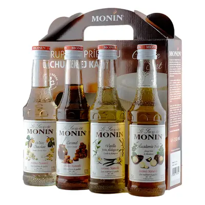 Le Sirop de Monin Coffee Set 4 x 0,25L