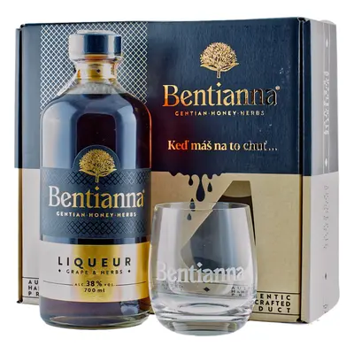 Bentianna Liqueur + 1 pohárral 38% 0,7L