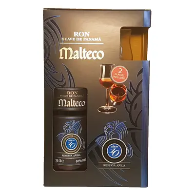 Malteco 10YO + 2 pohárral 40% 0,7L