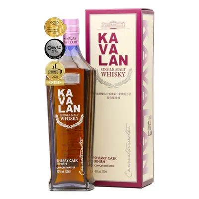 Kavalan Concertmaster Sherry Cask Finish 40% 0,7L