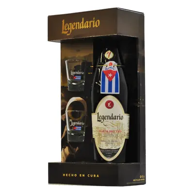 Legendario Elixir de Cuba Punch au Rhum + 2 pohárral 34% 0,7L