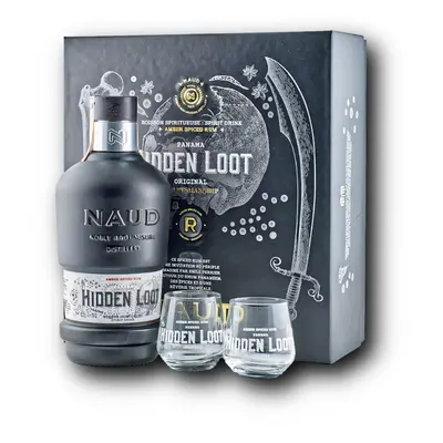 NAUD Hidden Loot Original + 2 pohárral 40% 0,7L