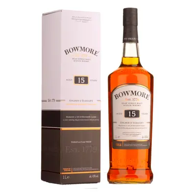 Bowmore 15YO Golden & Elegant 43% 1,0L