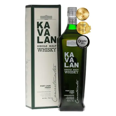 Kavalan Concertmaster Port Cask Finish 40% 0,7L