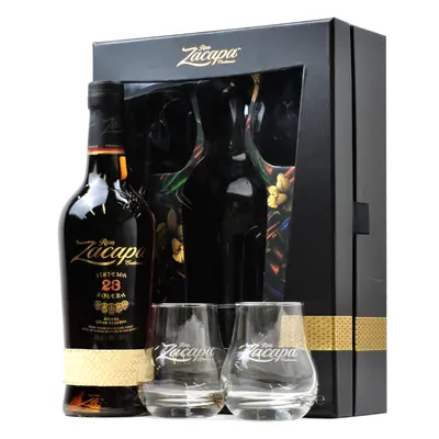 Zacapa 23 Solera Gran Reserva + 2 pohárral 40% 0,7L