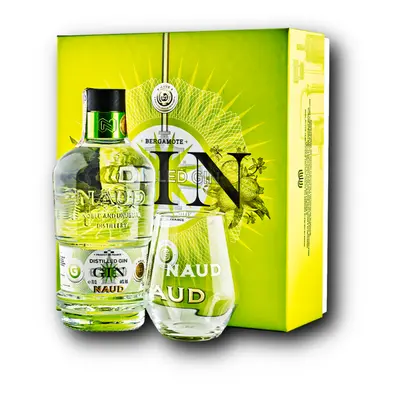 NAUD Gin + 1 pohárral 44% 0,7L