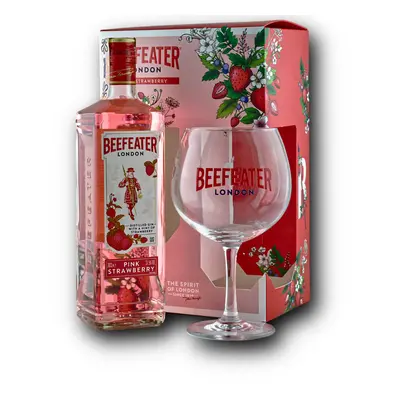 Beefeater Pink Strawberry + 1 pohárral 37,5% 0,7L