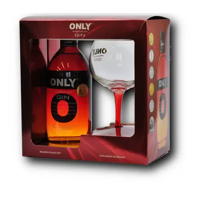 Only Gin Premium + pohárral 43% 0,7L