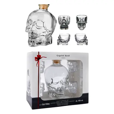 Crystal Head + 4 pohárral 40% 0,7L