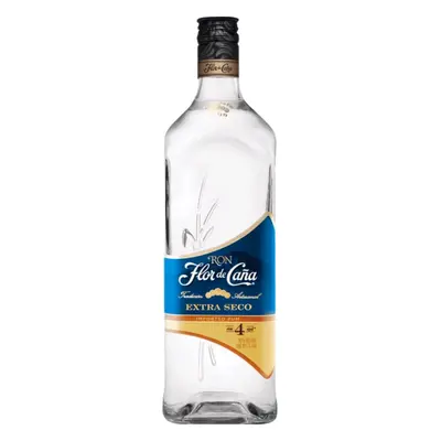 Flor de Caña 4 Extra Seco 40% 0,7L